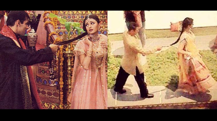 Salman  Aishwarya scene recreated